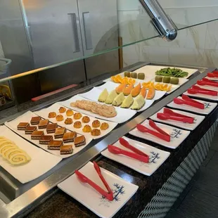 Fresh fruits and desserts!