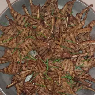 Marinated grilled Lamb chops