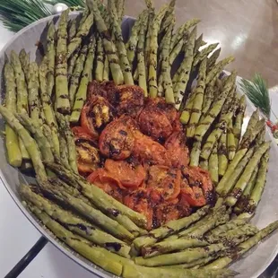 Chilled Asparagus platter