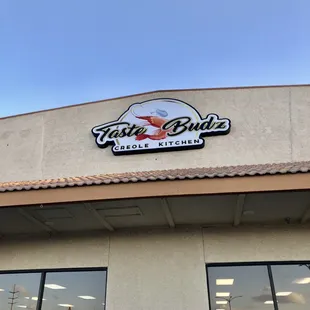 Outside of the restaurant