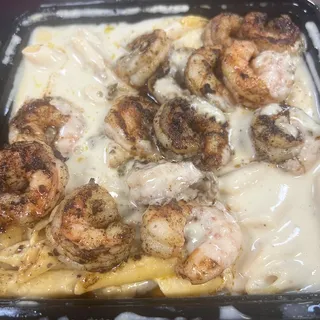 Cajun Shrimp Alfredo Pasta