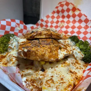 Loaded Cajun Salmon Potatoes