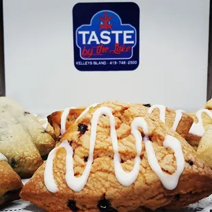 a variety of pastries
