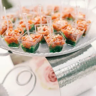 Passed Appetizers. Photo by Justin Hankins