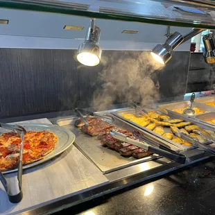 a variety of food items