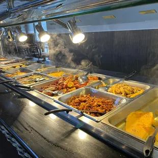 a variety of food items