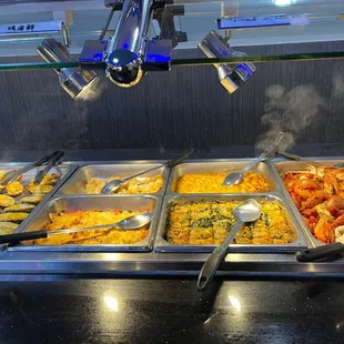 a variety of food items