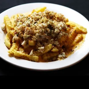 a plate of food on a table