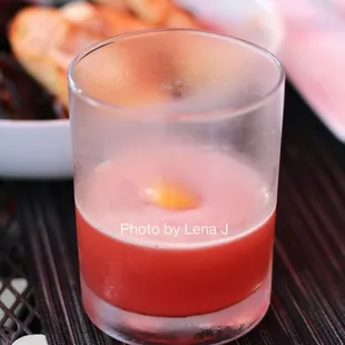 Trillionaire cocktail ($6 at happy hour) - Rittenhouse Rye, lemon, blackberry, absinthe, five spice, twist