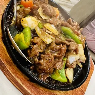 Sizzling Beef with Black Pepper