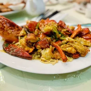Seafood  delicious banquet menu