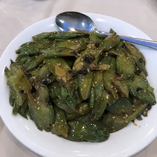 Stir-Fried Bitter Melon w/ Black Bean Sauce