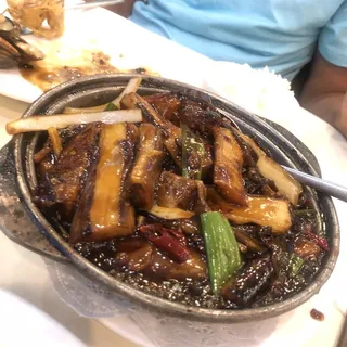 Eggplant & Tofu w/ Basil