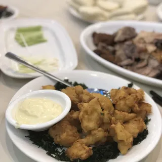 Crispy Fried Fresh Scallops