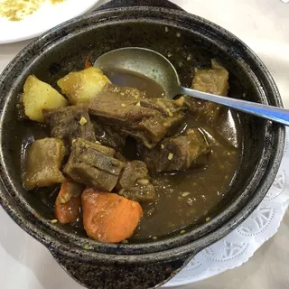 Curry Beef Stew in Casserole