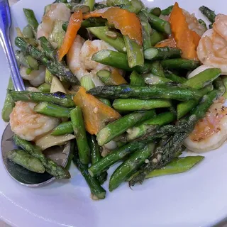 Stir Fried Shrimp with Asparagus