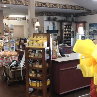 the inside of a store