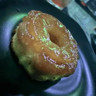 Best thing on the menu! Upside down pineapple donut!