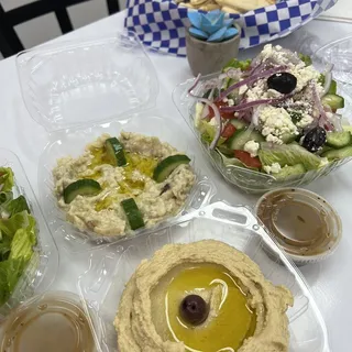 Baba Ghanoush and Pita