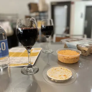 Cabernet Sauvignon with Pimento Cheese and Crackers
