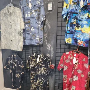 They even sell Hawaiian shirts.