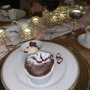 Chocolate soufflé