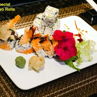 Lunch Special - Pick Any Two Rolls