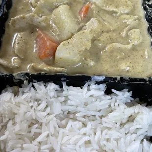 Yellow Curry Chicken Lunch