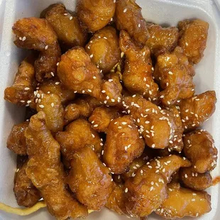 9. Sesame Chicken Dinner