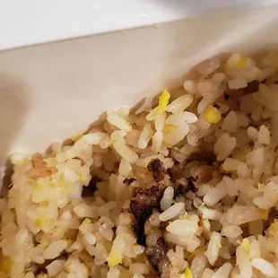 Burnt fried rice