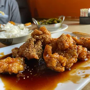 Crispy and Sweet Sesame Chicken
