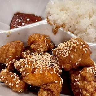 Kids sesame chicken