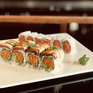 sashimi, sushi and sashimi, food, sushi