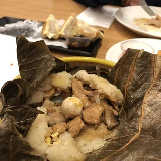 Sticky Rice in Lotus Leaf