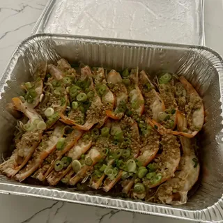 Garlic Steamed Shrimp