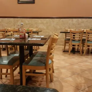 Clean little spot probably fills up on the holidays. Perfect place to grab takeout