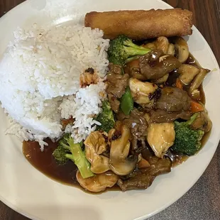 Triple delight lunch special