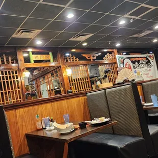 the interior of a restaurant