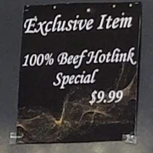 Menu item