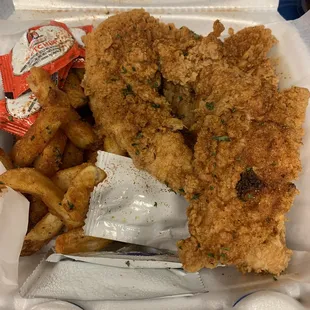 Large Strip Meal - Five Chicken Strips &amp; Fries