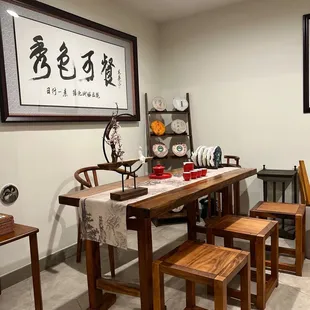 Tea ceremony table
