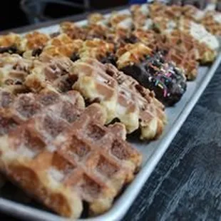 waffles and donuts