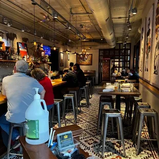 inside the restaurant