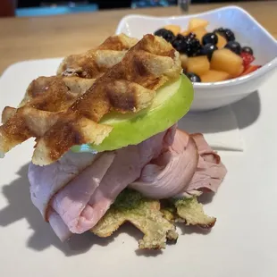 Soft Waffles Sandwich