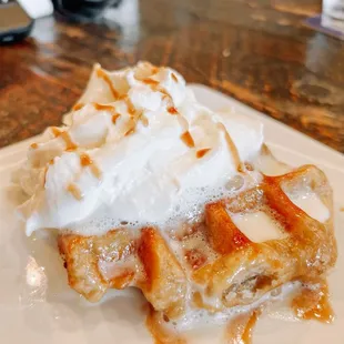 Seasonal Waffle- Apple cinnamon spiced