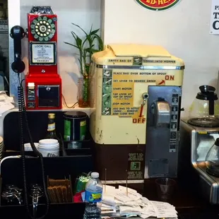 Pay Phone and Coffee Machine