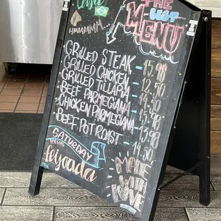Hot plates menu