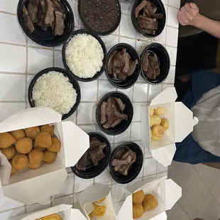 Picanha, pao de queijo, coxinha, fejojada deliciousness