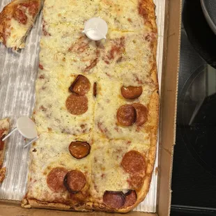 Buffalo-style pizza....ish