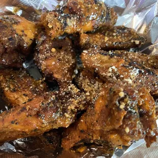Spicy Parmesan wings